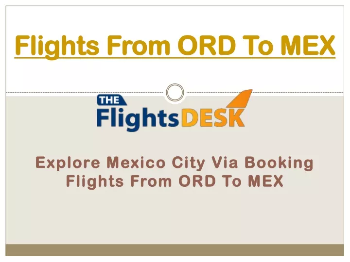 flights from ord to mex flights from ord to mex