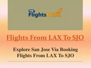 flights from lax to sjo