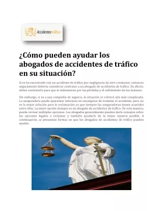 Mejores abogados de tráfico Madrid | Accidentestrafico.abogado