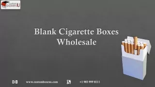 blank cigarette boxes wholesale