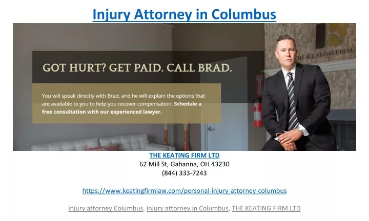 injury attorney in columbus