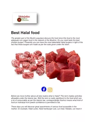 Online shop for halal food items in Japan | Shinjukuhalalfood.com