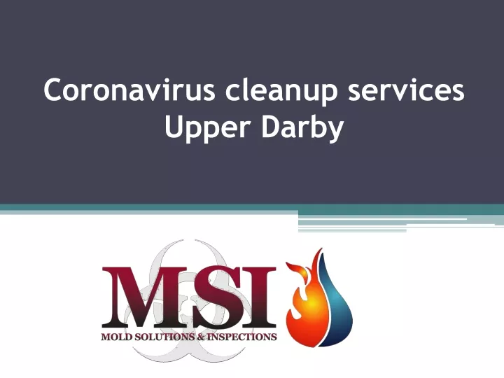 coronavirus cleanup services upper darby