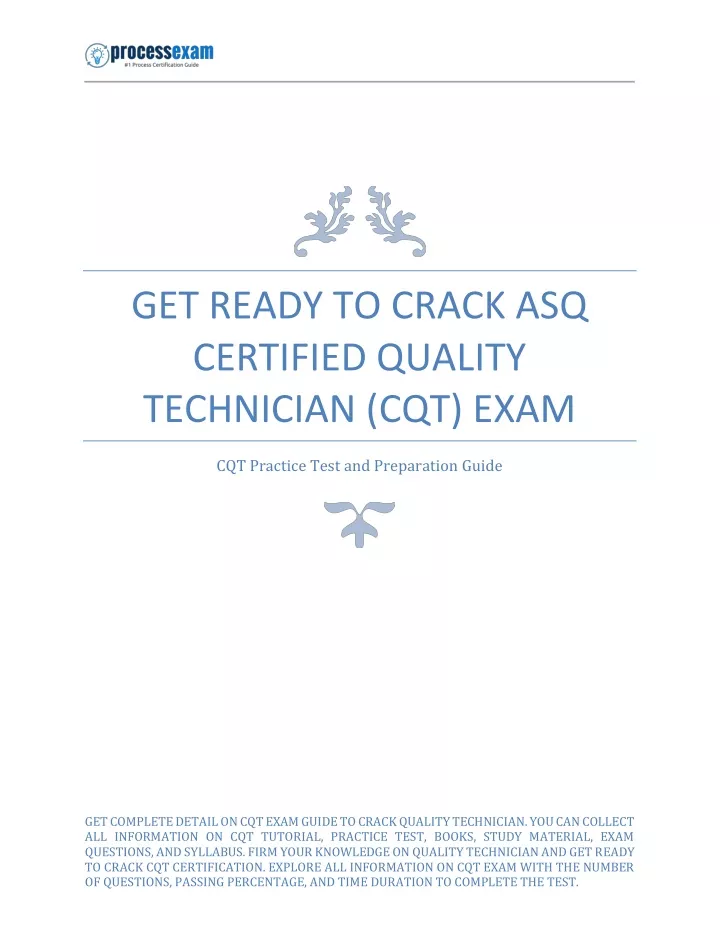 get ready to crack asq certified quality