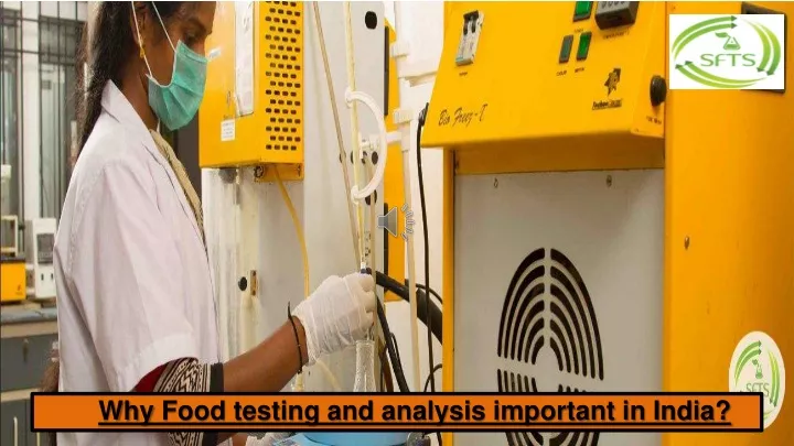 why food testing and analysis important in india