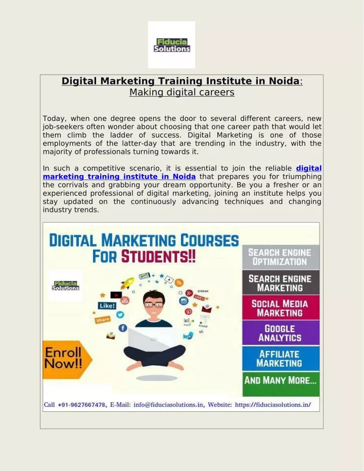 digital marketing training institute in noida