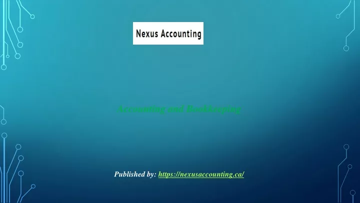 accounting and bookkeeping published by https