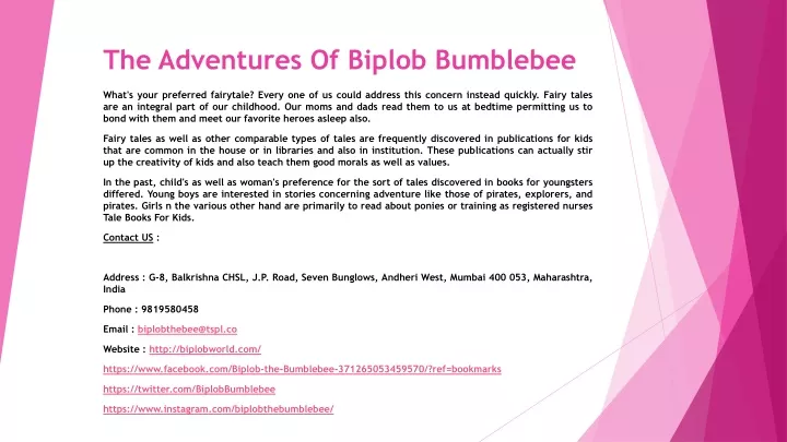 the adventures of biplob bumblebee