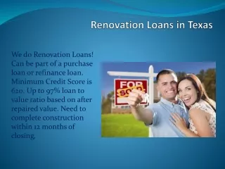 Renovation Loans in Texas - Berkshire Lending