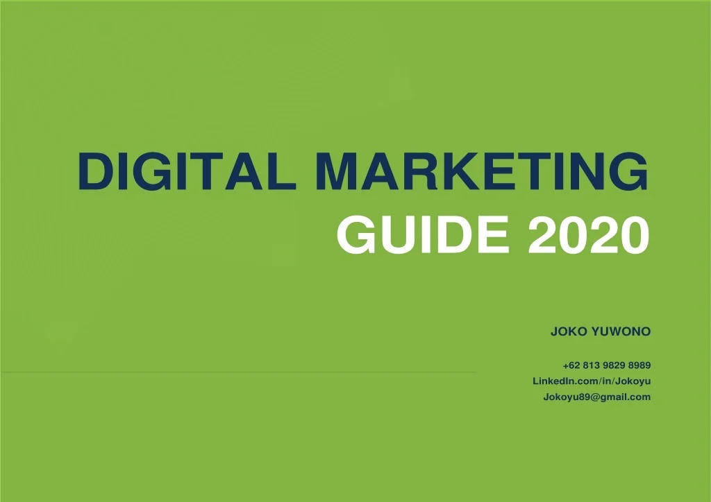 PPT - Digital Marketing Guide PowerPoint Presentation, free download ...