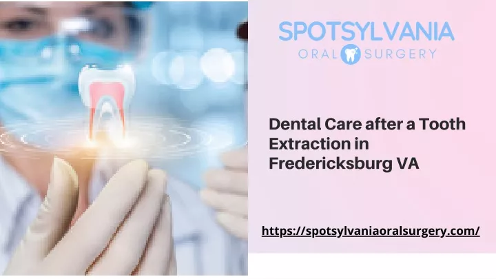 dental care after a tooth extraction