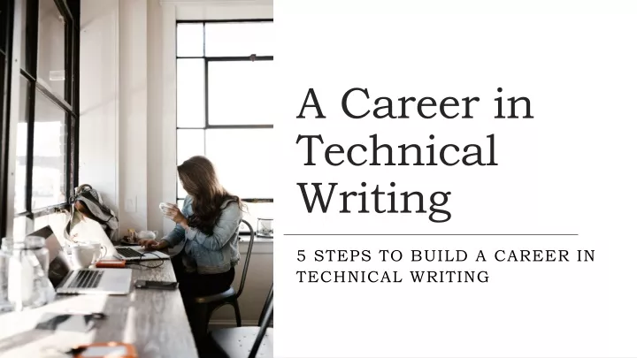 a career in technical writing