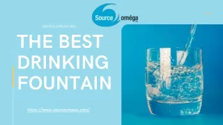 The Best Drinking Fountain  - Source Omega
