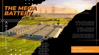 Presentation - The Mega Battery | Gustavo Copelmayer