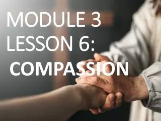MODULE 3 LESSON 6