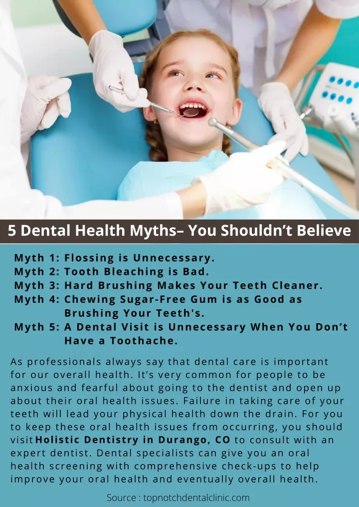 5 dental health myths you shouldn t believe