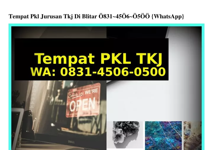 tempat pkl jurusan tkj di blitar