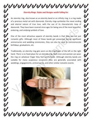 eternity rings styles and designs worth falling