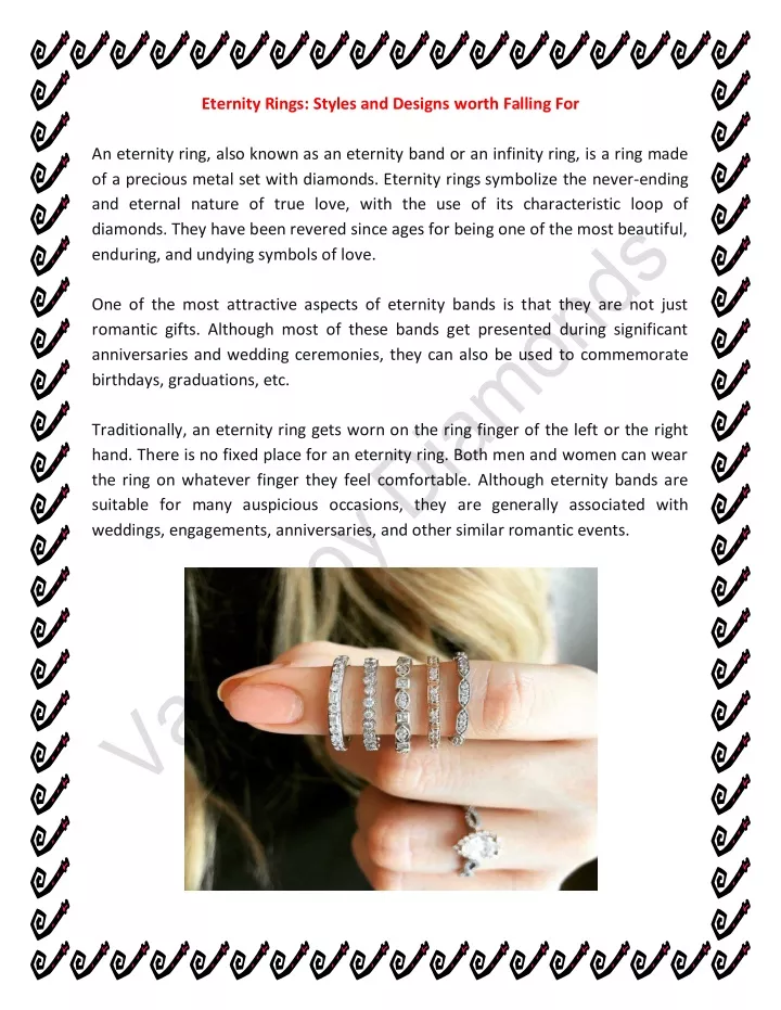 eternity rings styles and designs worth falling