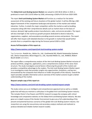 the global anti lock braking system market size