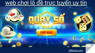 web chơi lô đề trực tuyến uy tín