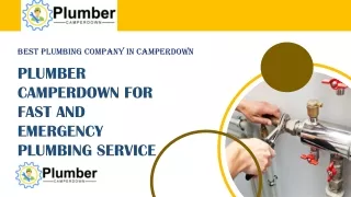 Plumber Camperdown For Fast and Emergency Plumbing Service