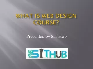 Web design course