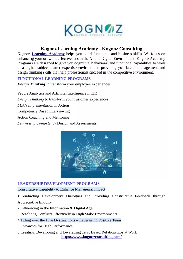 kognoz learning academy kognoz consulting kognoz