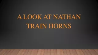a look at nathan train horns