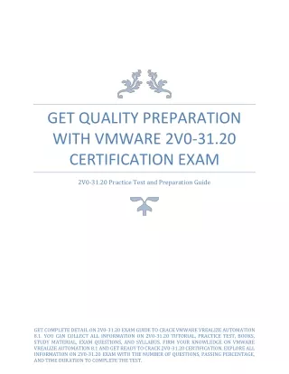 get quality preparation with vmware