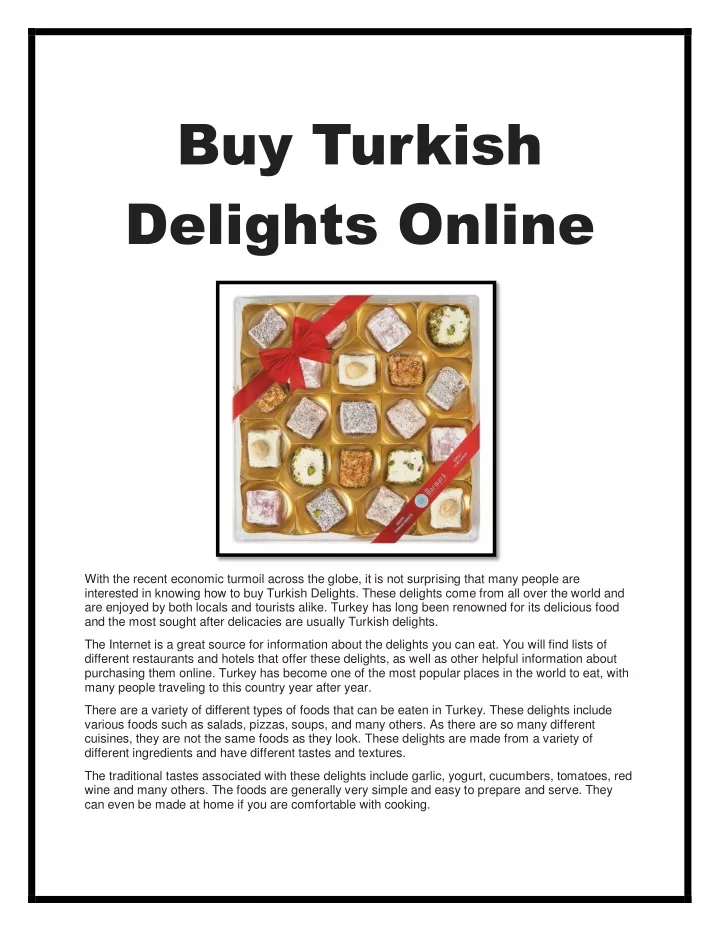 buy turkish delights online