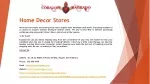 Home Decor Stores - slide 1