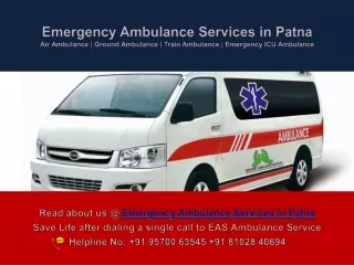 Low Budget Emergency Ambulance Services in Patna | EAS Ambulance
