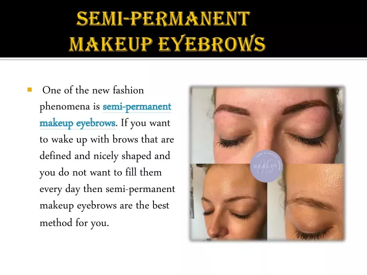semi permanent makeup eyebrows