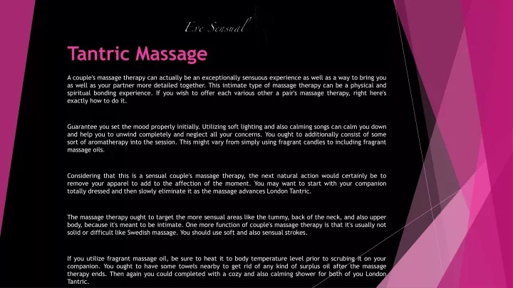 tantric massage