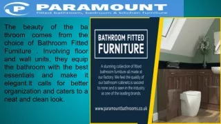 the beauty of the ba throom comes from the choice