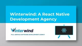 A React Native Development Agency