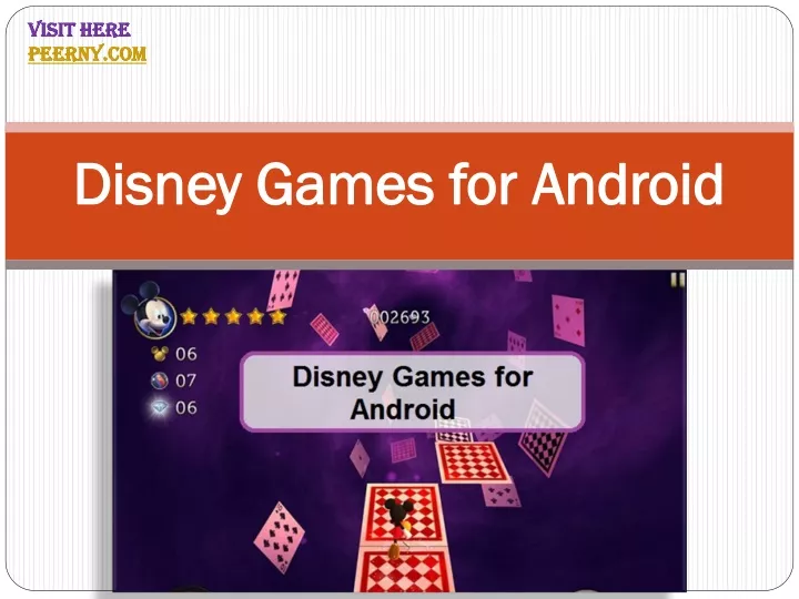 disney games for android