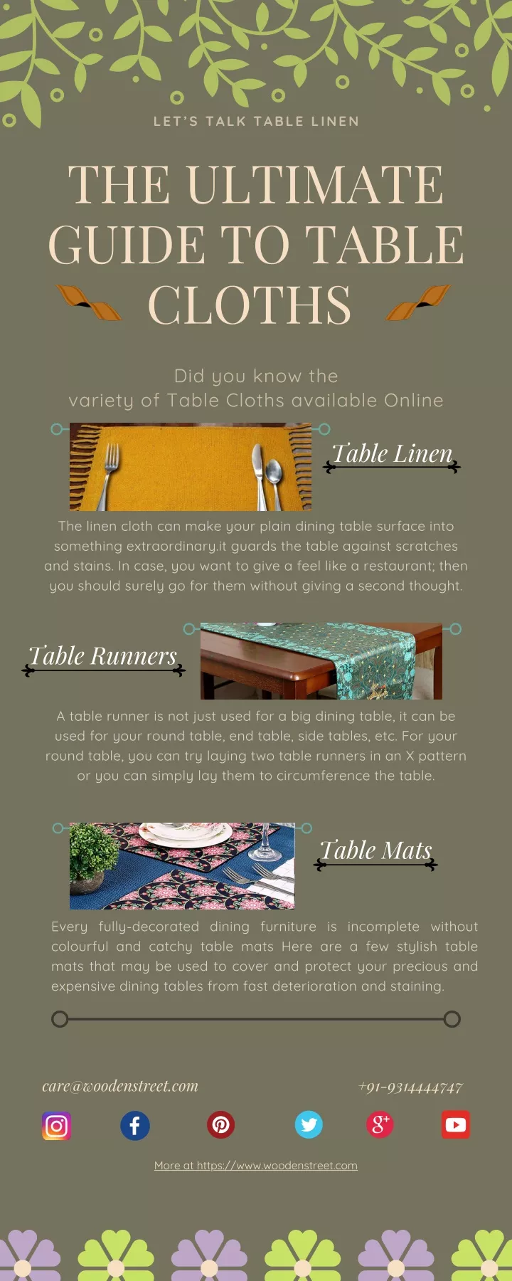 let s talk table linen