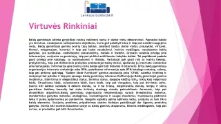 virtuv s rinkiniai