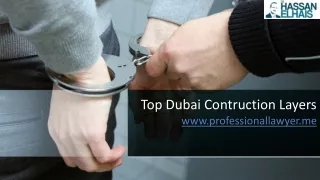Top Dubai Construction Lawyer & Attorneys