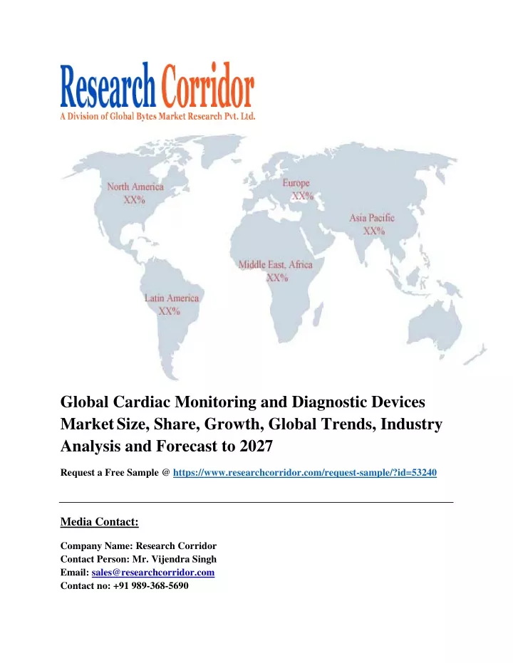 global cardiac monitoring and diagnostic devices