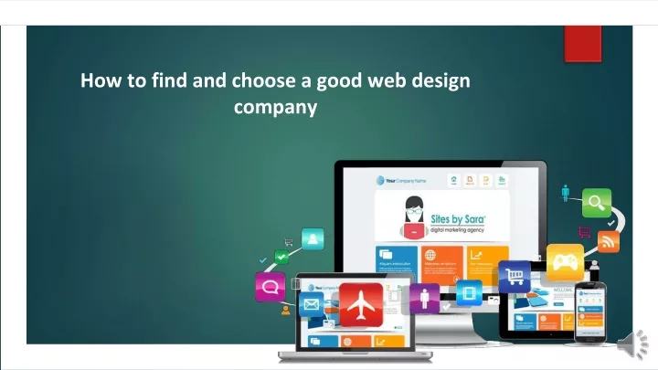 how to find and choose a good web design company