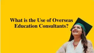 What is the Use of Overseas Education Consultants?