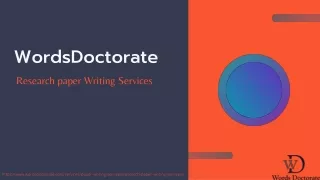 Research paper Writing Services