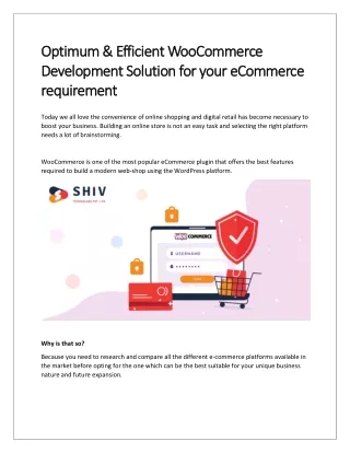 optimum efficient woocommerce optimum efficient