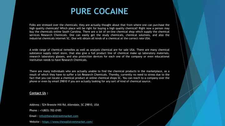 pure cocaine