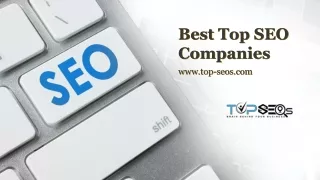 Best Top SEO Companies - www.top-seos.com