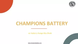 car battery change abu d habi