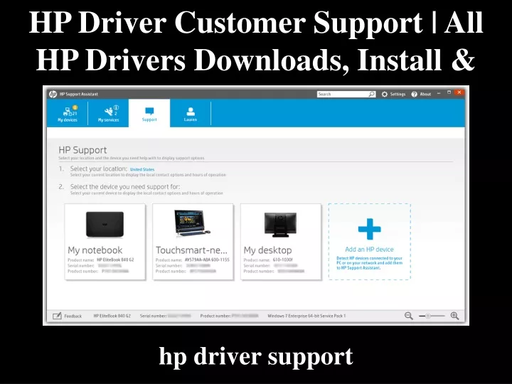 hp driver customer support all hp drivers
